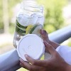 Masontops 4pk Tough Top Durable Plastic Lids Wide Mouth White - 2 of 2