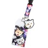 Space Cat Galaxy Breakaway Lanyard W/ Charm Clear ID Badge Holder Keychain - 2 of 4