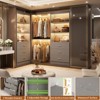 Aheaplus 71'' Tall Closet Storage Organizer with Drawers, Freestanding Closet System with Adjustable Shelves - 4 of 4