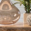 Nuloom Farrell 26" Glass Table Lamp Lighting - Amber 25.5" H x 15" W x 15" D - 4 of 4