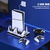 Beboncool PS5 Cooling Fan Stand with Dual Controller Charger Station for PS5-Pro White - 3 of 4