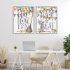 Stupell Industries Spellbound Halloween Phrases 2pc Framed Giclee Art Set - 2 of 4