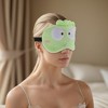 Unique Bargains Soft Cartoon Sleep Mask Monster Green 1 Pc - 2 of 4