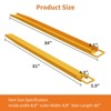 Heavy Duty Steel Pallet Fork Extensions for Forklifts – 4.5 Inch Wide, 72 & 96 Inch Length Options, 4600 lb Capacity, Easy Install – Yellow/Orange - 2 of 4