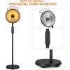 ZAFRO Outdoor Patio Heater, Electric Infrared Garden Patio Heater,Angle adjustable, Quiet operation, Energy saving, Quick heating for 3 seconds - 3 of 4