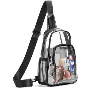 Crossbody Bag - Stadium Compliant Clear Purse for Women, See-Through Bag for Concerts, Sporting Events - 1 of 4