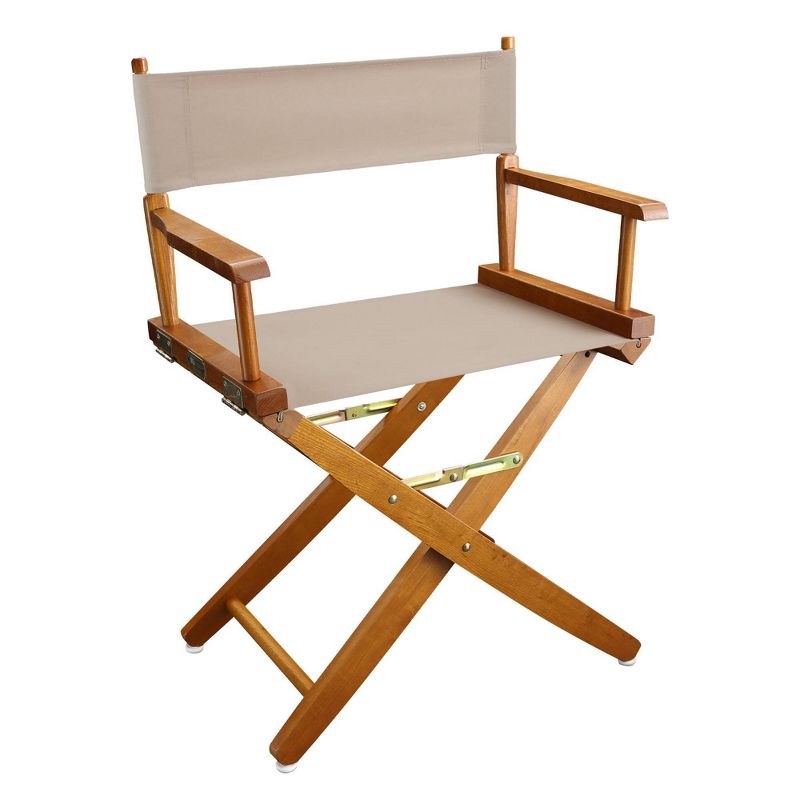 Extra Wide Directors Chair Mission Oak Frame - Flora Home, 1 of 7