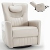 NicBex Recliner Chair Swivel Accent Chair with Pillow Power Lift Chair with USB Ports Living Room Chairs for Reading Room - 4 of 4
