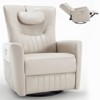 NicBex Recliner Chair Swivel Accent Chair with Pillow Power Lift Chair with USB Ports Living Room Chairs for Reading Room - image 4 of 4