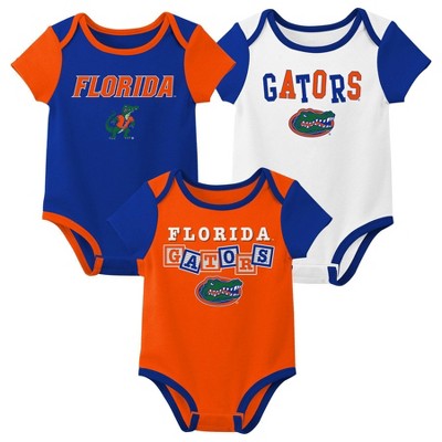 NCAA Florida Gators Baby Boys' 3pk Bodysuit Set - 18M
