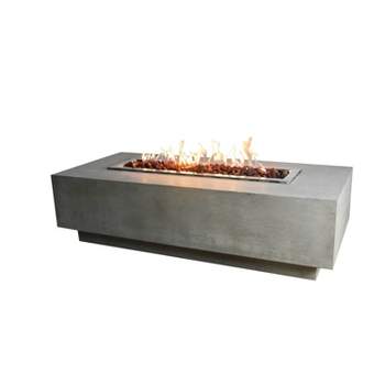 Granville 60" Outdoor Fire Pit Propane Table Backyard Patio Heater - Elementi