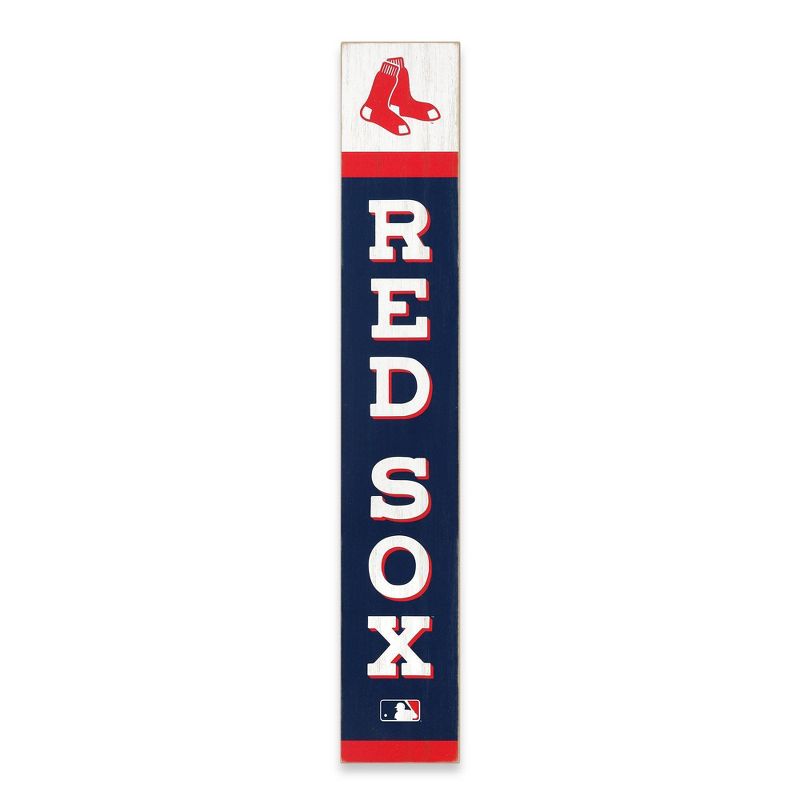 MLB Boston Red Sox Baseball Vertical Wood Sign Panel, 1 of 5
