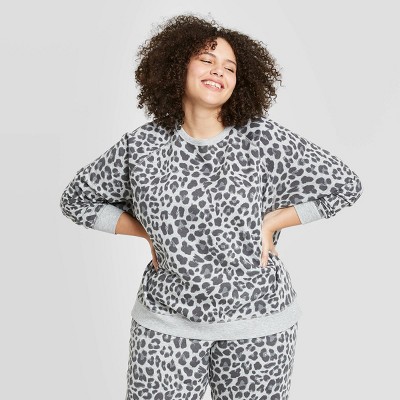 womens leopard print hoodie