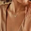 14K Gold Plated Dainty Butterfly Baseball Compass Shell Starfish Infinity Airplane Volleyball Sun Bird Heart Turtle Bow Crown Necklace Simple Jewelry - 3 of 4
