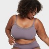Women's Luxe Stretch Unlined Scoop Bralette - Auden™ - 3 of 4