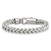 Black Bow Jewelry 8mm Stainless Steel Antiqued & Polished Franco Chain Bracelet, 8.5 In - 3 of 4