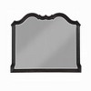 Royal Hampton Dresser Mirror, 39x46 Beveled Edges and Classic Black Wood Frame - 3 of 4