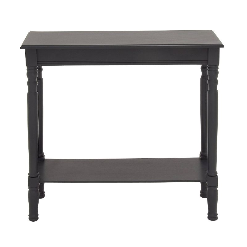 Traditional Wood Console Table Black - Olivia &#38; May, 3 of 19