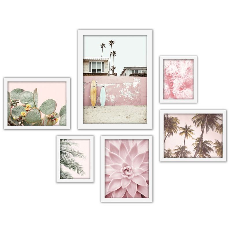 Americanflat Boho Botanical (Set Of 6) Framed Prints Gallery Wall Art Set Southwest Beach Photography By Sisi And Seb, 3 of 7