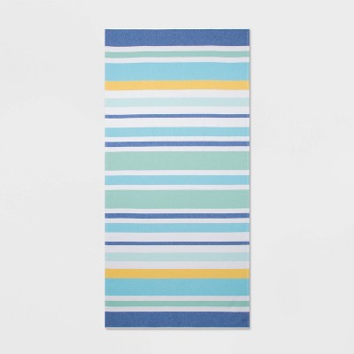 XL Cool Horizontal Striped Beach Towel - Sun Squad™