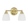 Livex Lighting Somerville 2 - Light Vanity in  Polished Brass - 2 of 4