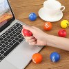 Colorful Foam Stress Balls 40-Pack, Fun Inspirational Toys for Anxiety Relief, Hand Exercise Gifts - 4 of 4