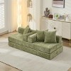 Convertible Sofa Couch Traditional Style with Armrest and Bonus Pillows for Living Room or Studio, 78.8" Wide - 3irtyhousy - 3 of 4