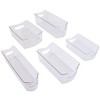 Smart Design Set of 18 Clear Refrigerator & Freezer Organization Bins - 2 of 4