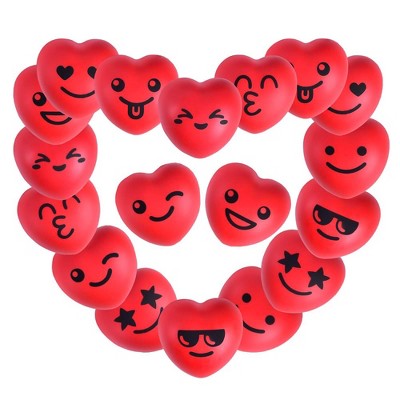 Fun Little Toys 18 Pcs Valentine's Day Heart-shaped Stress Balls : Target