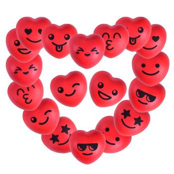 Fun Little Toys Valentine's Day Heart-Shaped Stress Balls, 18 pcs