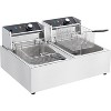 Acekool 6L Electric Deep Fryer with Basket, 1800W Countertop, Adjustable Temp, Stainless Steel, for Home and Restaurant Use - 2 of 4