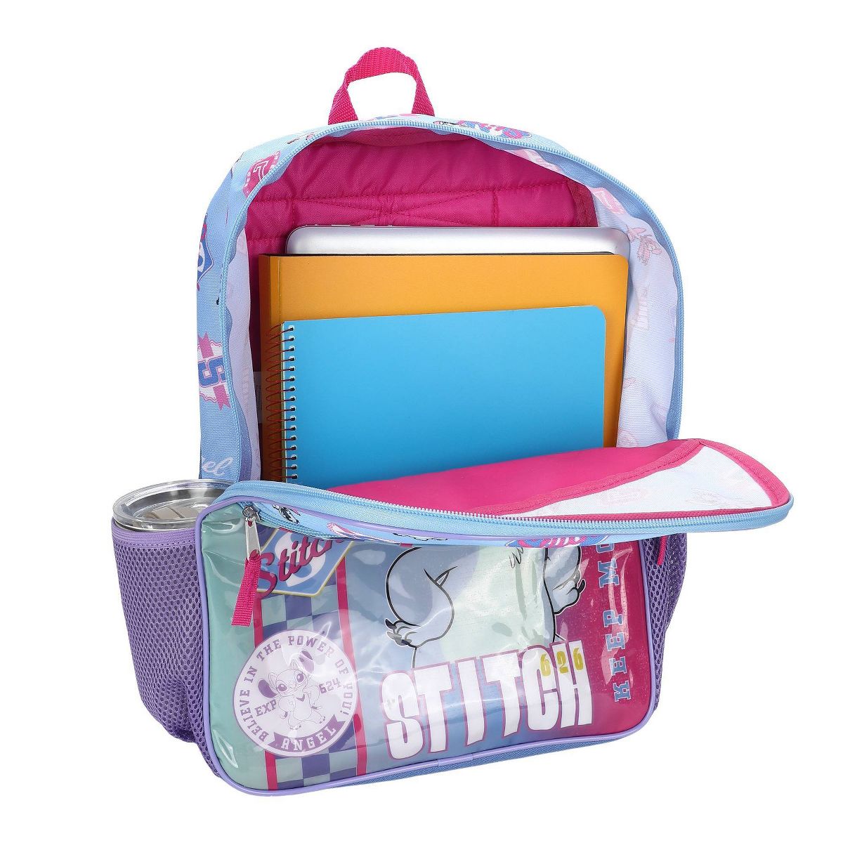 Disney Stitch 16" Backpack - Blue - thumbnail 5