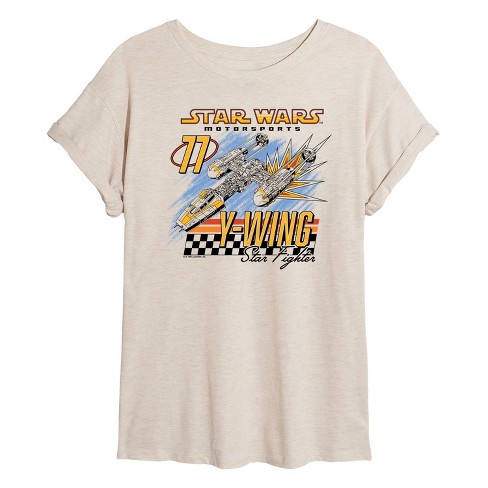 Women's - Star Wars - Ywing Oversized Graphic T-Shirt - image 1 of 4