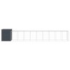 ❰vidaXL Large Anthracite Galvanized Steel Chicken Cage with Extended Run - Durable and Weather-Protected Chicken House with Mesh Design❱ - 4 of 4