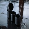 Viski Harrison Tumblers, Matte Black Stoneware Lowball Glasses, Dishwasher Safe Ceramic Design, 8.5 Oz Set of 2 - 3 of 4