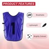 Unique Bargains Team Sports Reversible Numbered Soccer Training Vest 6 Pcs - 4 of 4