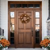 Northlight Fall Grass Autumn Harvest Artificial Wreath - 32" - 3 of 4