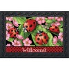 Briarwood Lane Doormat 30x18 Indoor Outdoor Ladybugs on Leaves Spring For Spring Doormat - 2 of 4