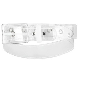 INSPIRE CHIC Womens Grommet Clear Waist Belt Plus Size Waist Belts for Jeans Dresses 1 Pc - 1 of 4