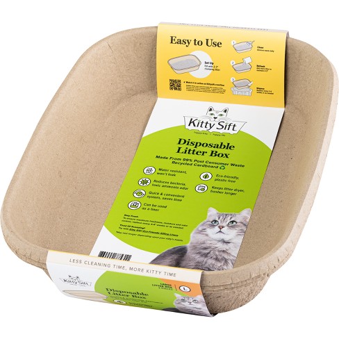 Kitty Sift Eco-Friendly Disposable Litter Scoop (Pack of 5)