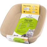 Kitty Sift Sustainable, Clean & Disposable Cat Litter Box Set - L - 3pk