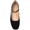 Journee Collection Womens Carrie Buckle Square Toe Mary Jane Flats ...