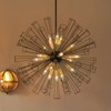 Rennnsan Jesmere 34"W 18-Light Unique Geometric Sputnik Dandelion Industrial Dimmable Chandelier - 2 of 4