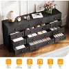 12 Drawers Wood Dressers for Bedroom, 63" Long Wooden Dresser for Living Room - 2 of 4