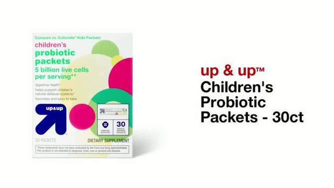Children&#39;s Probiotic Packets - 30ct - up &#38; up&#8482;, 2 of 5, play video