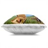 Stupell Industries French Bulldog Relaxing Summer Pool Beverage Indoor Decorative Throw Pillow, 18 x 18 - 2 of 3