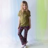Mightly Toddler Fair Trade Organic Cotton Print Flare Leggings Yoga Pant - 2 of 3
