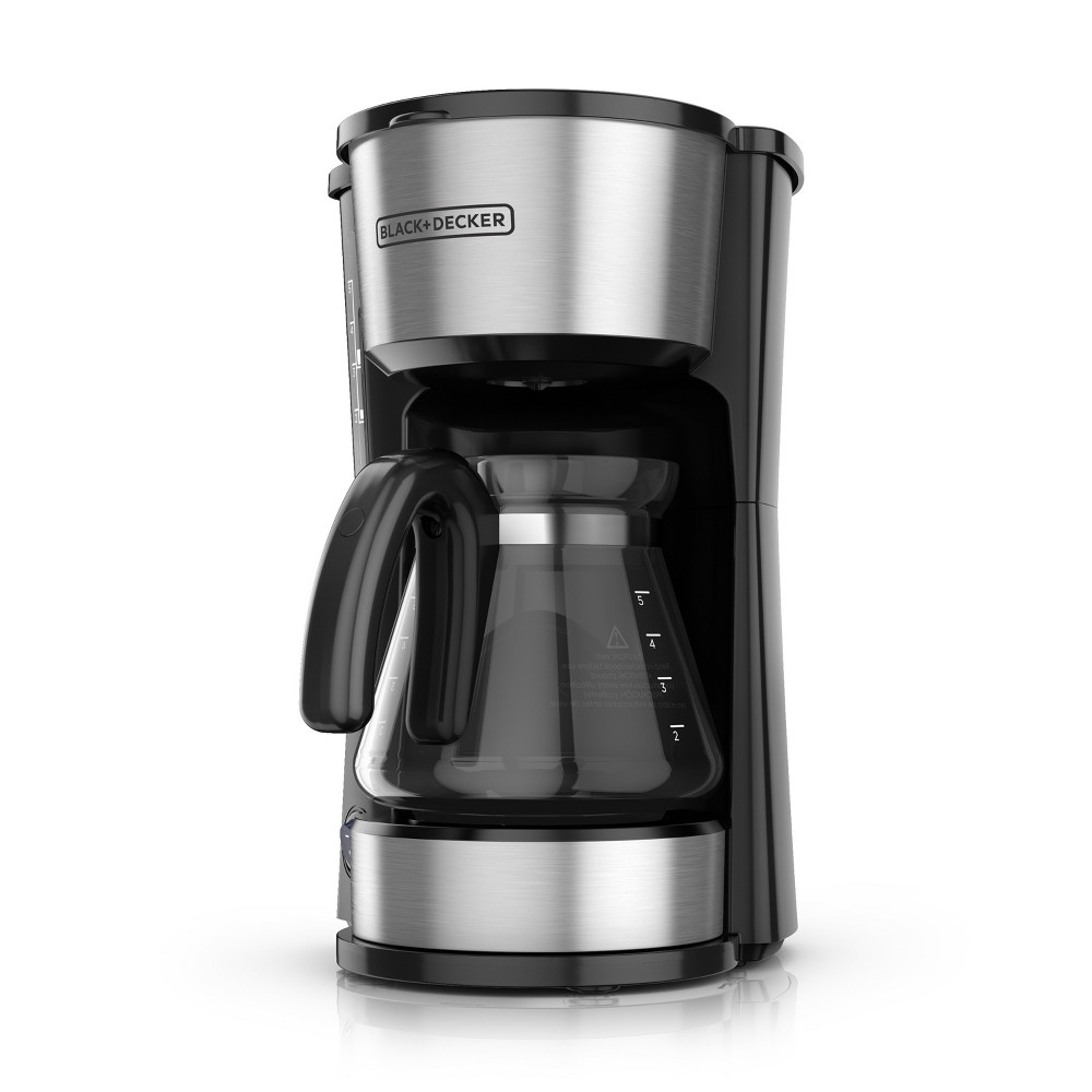 BLACK+DECKER 5 Cup 4-in-1 Station Coffeemaker - Stainless Steel CM0750S