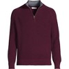 Lands' End Men's Drifter Quarter Zip Sweater - 3 of 3