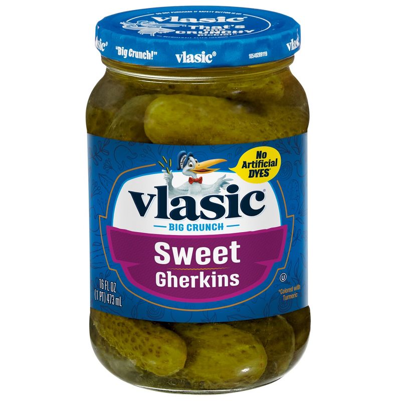 Vlasic Sweet Gherkin Pickles - 16 fl oz, 1 of 5